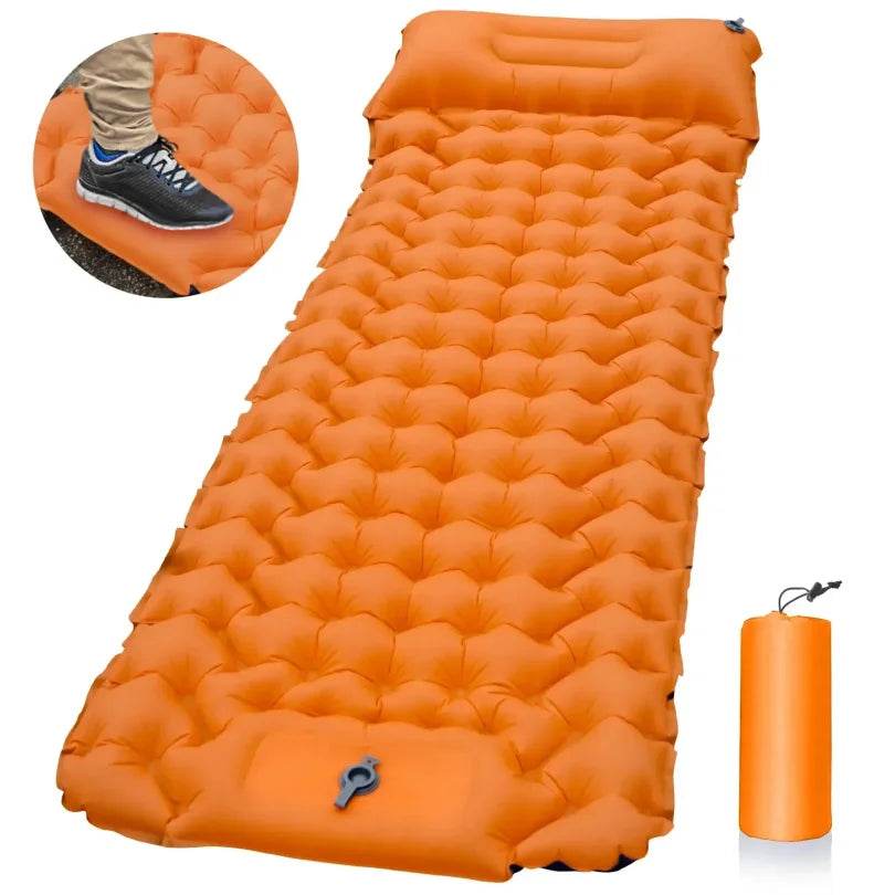 Ultralight Inflatable Camping Sleeping Pad with Pillow - Sleep Galleria