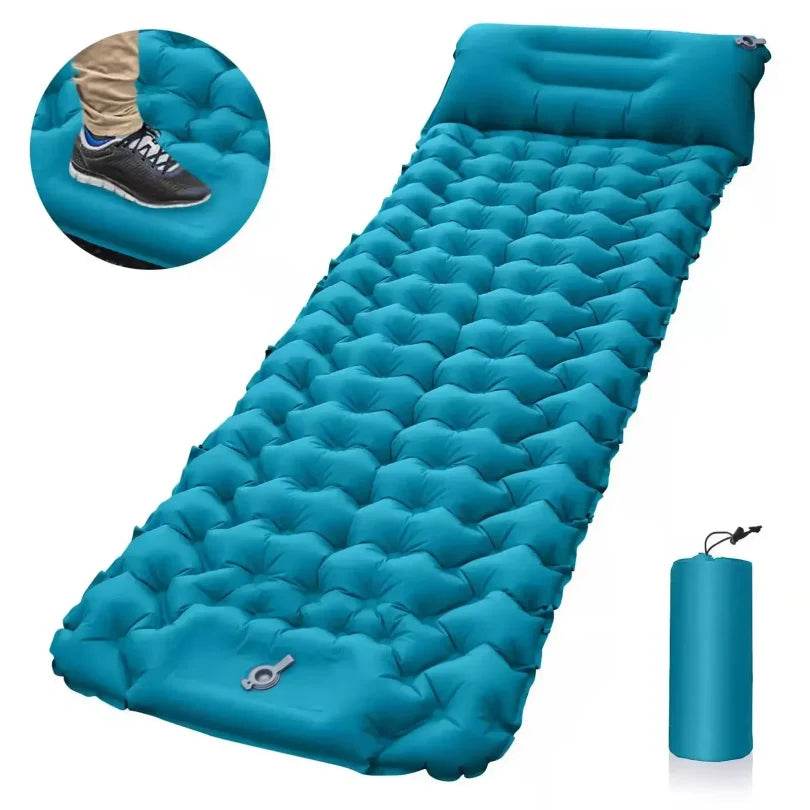 Ultralight Inflatable Camping Sleeping Pad with Pillow - Sleep Galleria