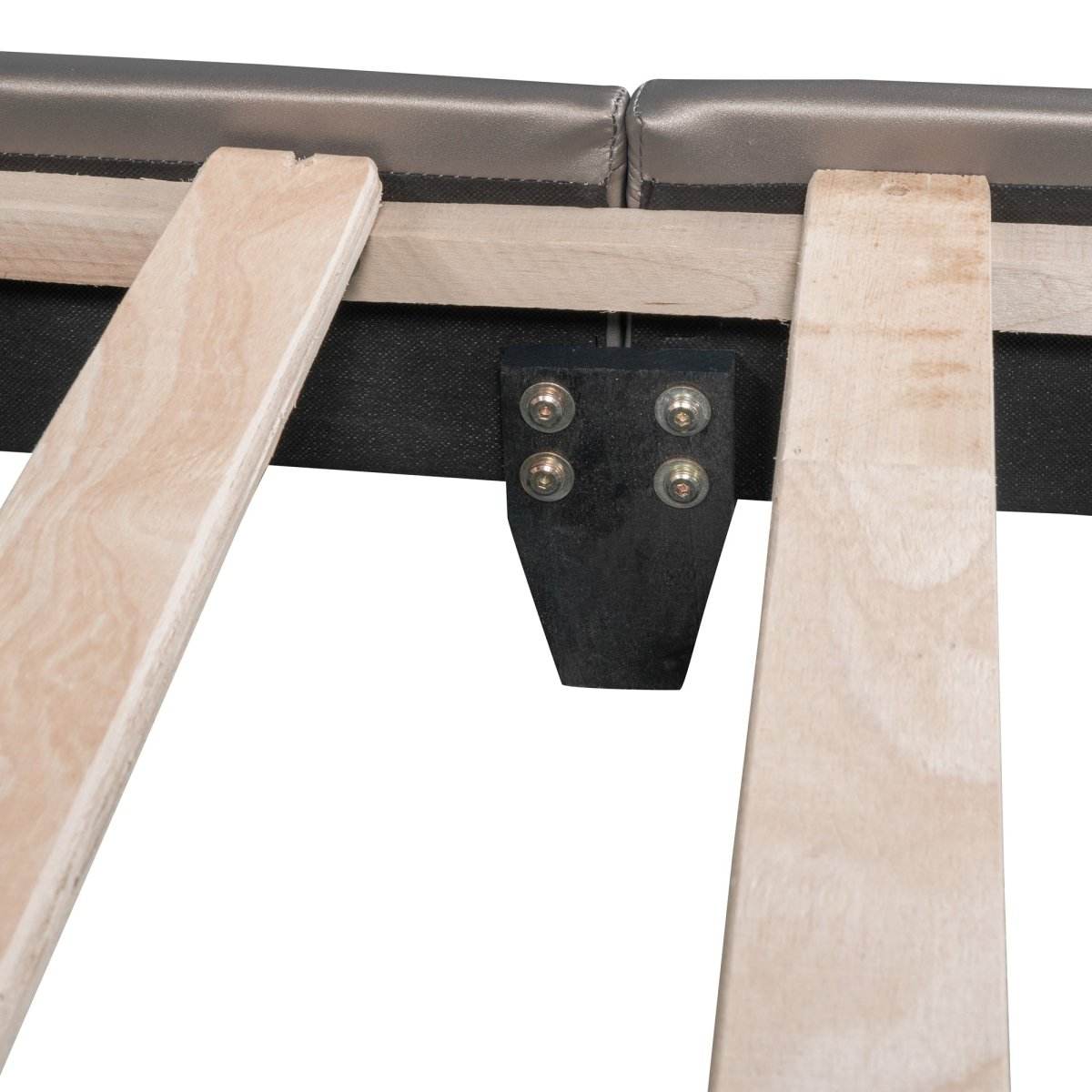 Upholstered PU Leather Platform Bed With Rabbit Ornament - Sleep Galleria