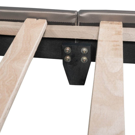 Upholstered PU Leather Platform Bed With Rabbit Ornament - Sleep Galleria