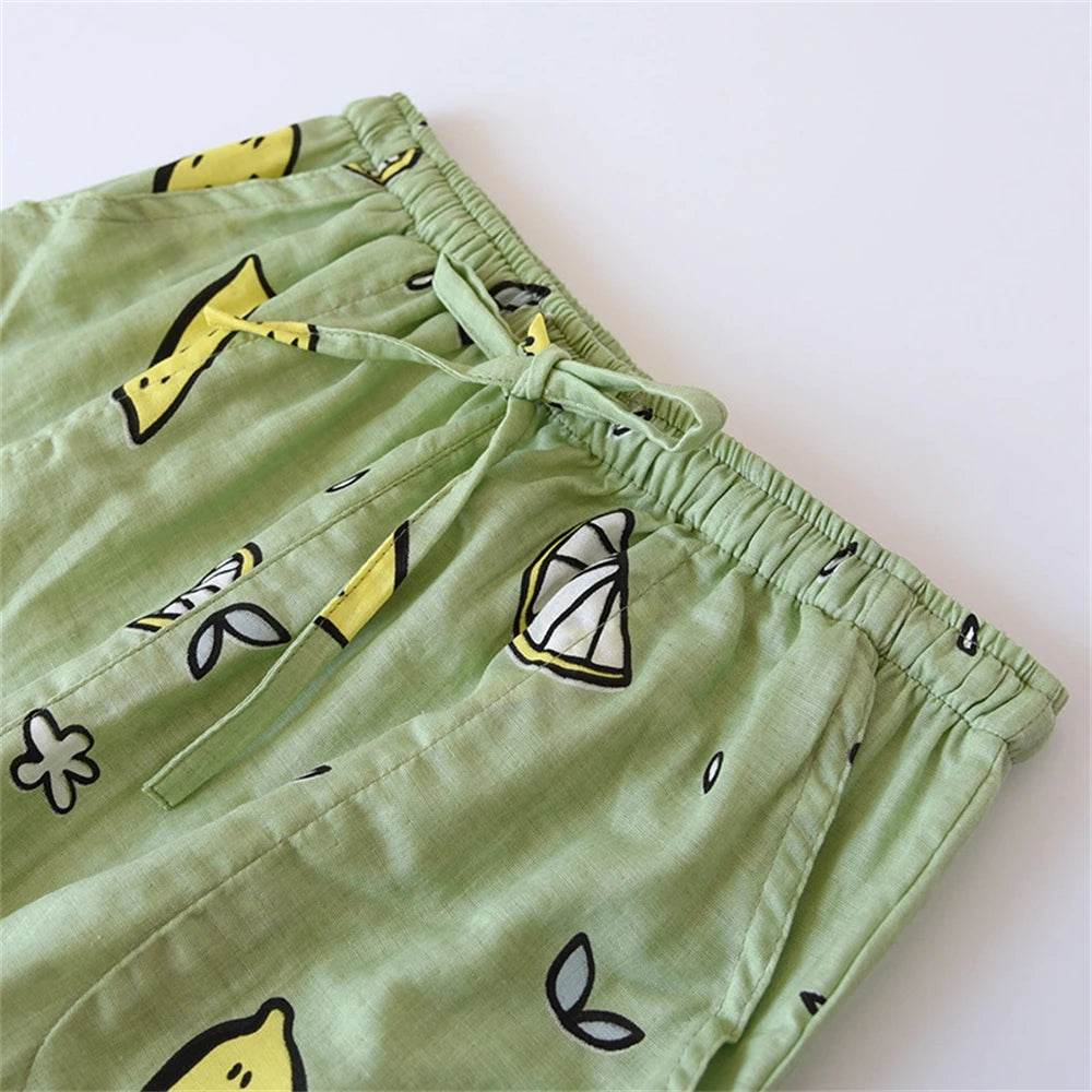 Women’s Cotton Printed Loose Pajama Sleep Bottoms - Sleep Galleria
