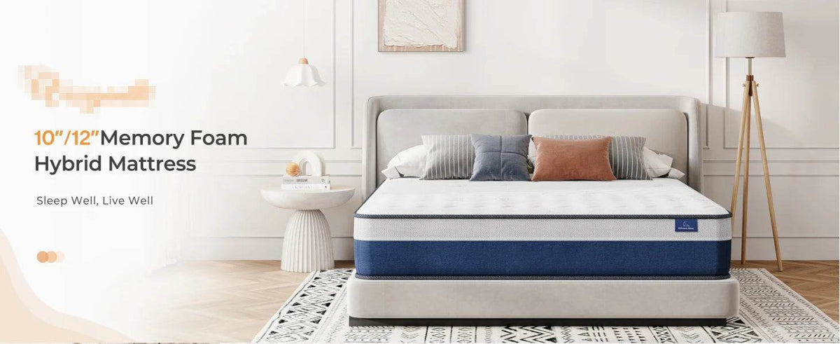 10-Inch Lavender Memory Foam Mattress - Sleep Galleria