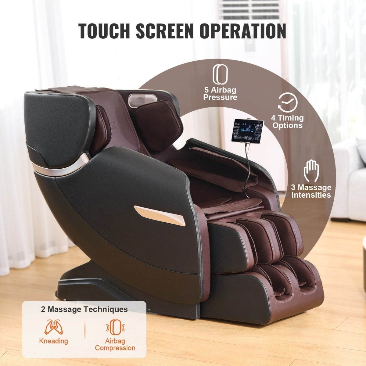 Full Body Zero Gravity Recliner with 3D Shiatsu - Sleep Galleria