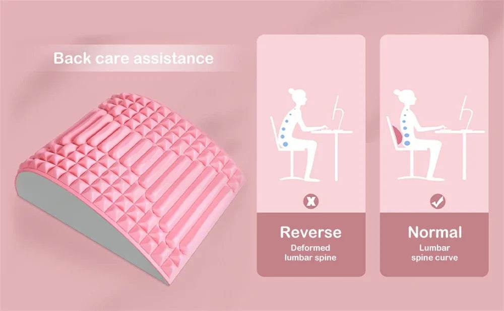 Lumbar Support Back Stretcher Massage Device - Sleep Galleria