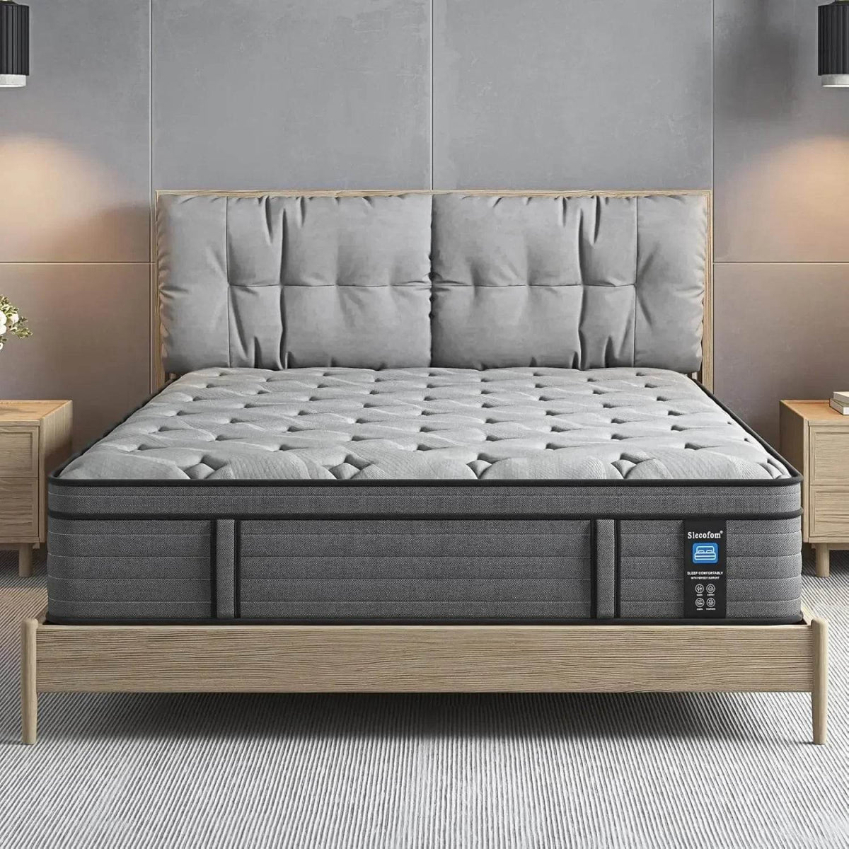 14-Inch Firm Hybrid Gel Memory Foam Mattress - Omega Lifestyles