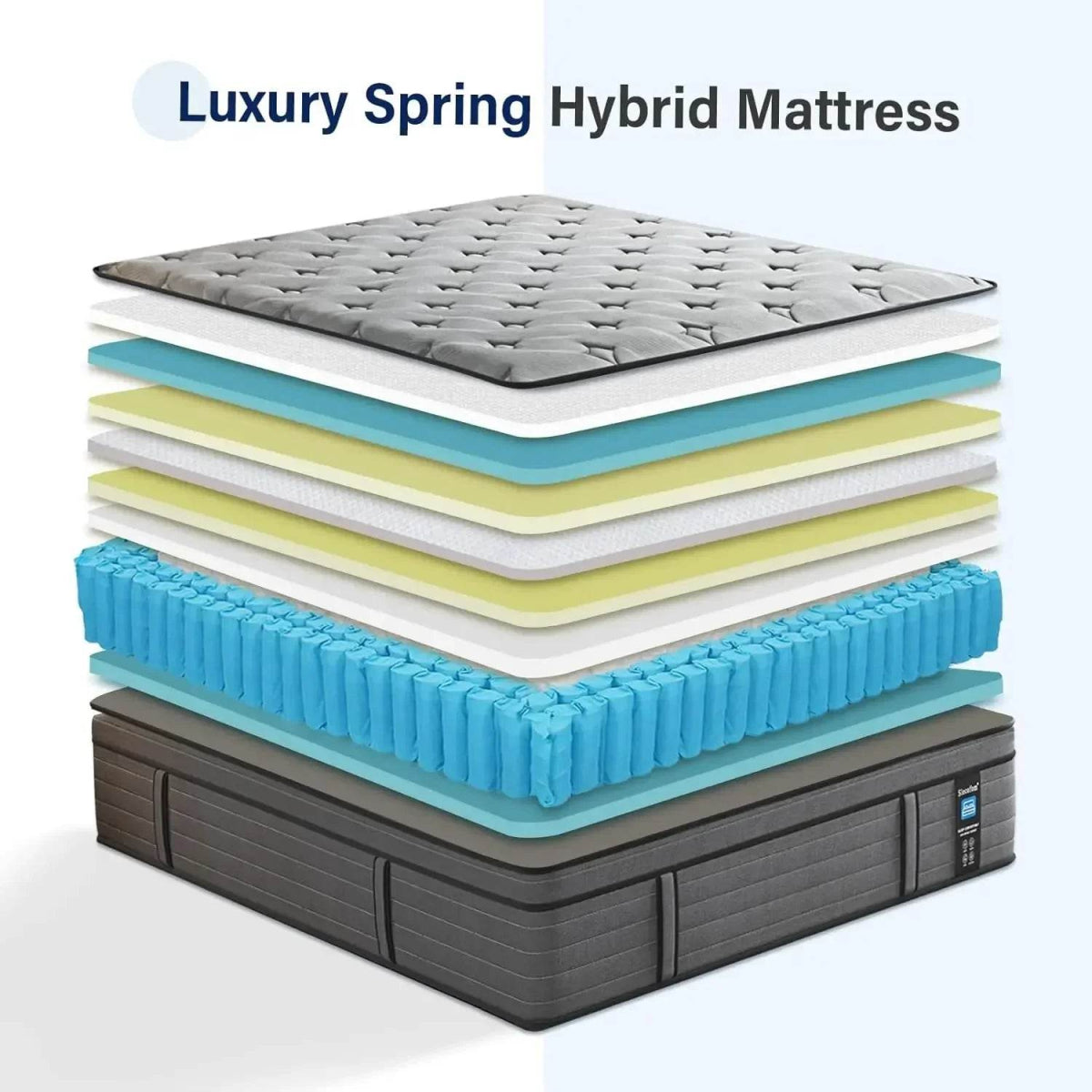 14-Inch Firm Hybrid Gel Memory Foam Mattress - Omega Lifestyles