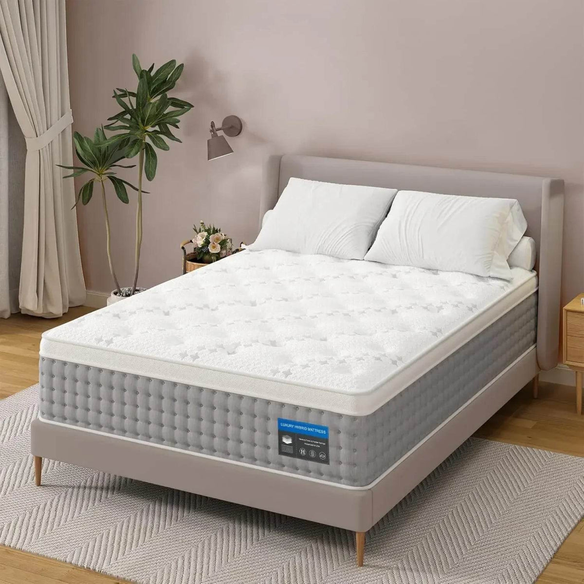 14-Inch Hybrid Memory Foam Mattress - Omega Lifestyles