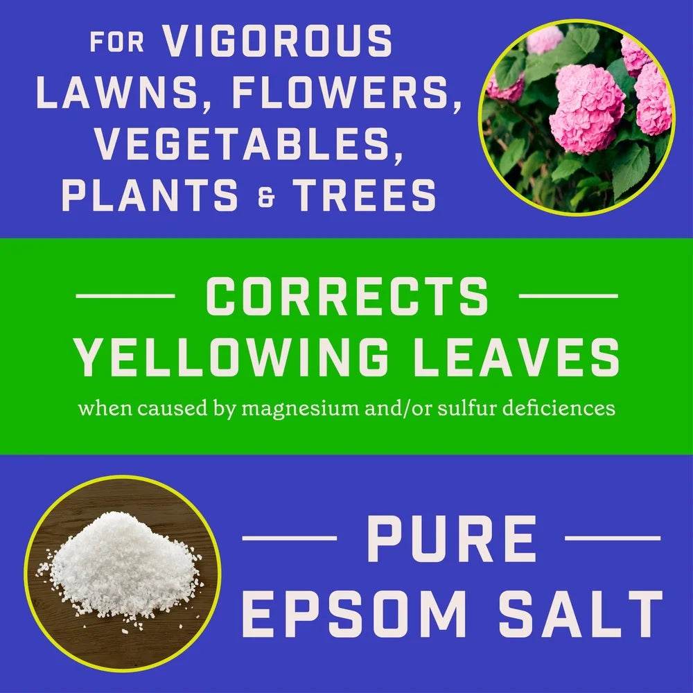Epsom Salt Plant Nutrient for Lawn and Garden Growth - Sleep Galleria