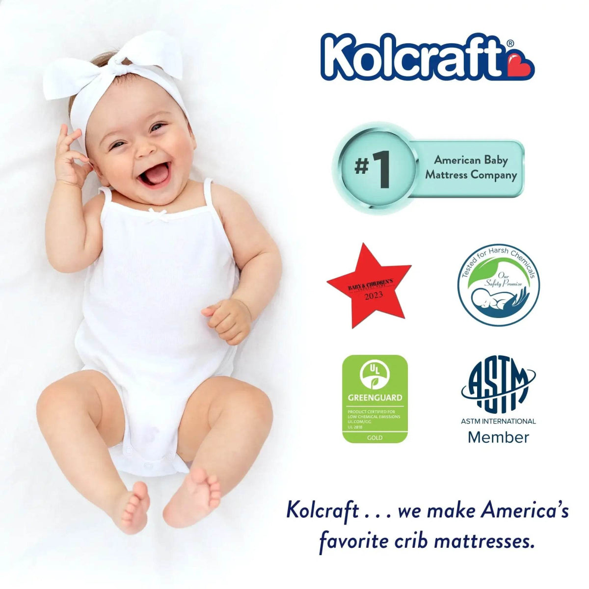 Extra Firm Waterproof Baby Crib Toddler Mattress With Coils - Sleep Galleria