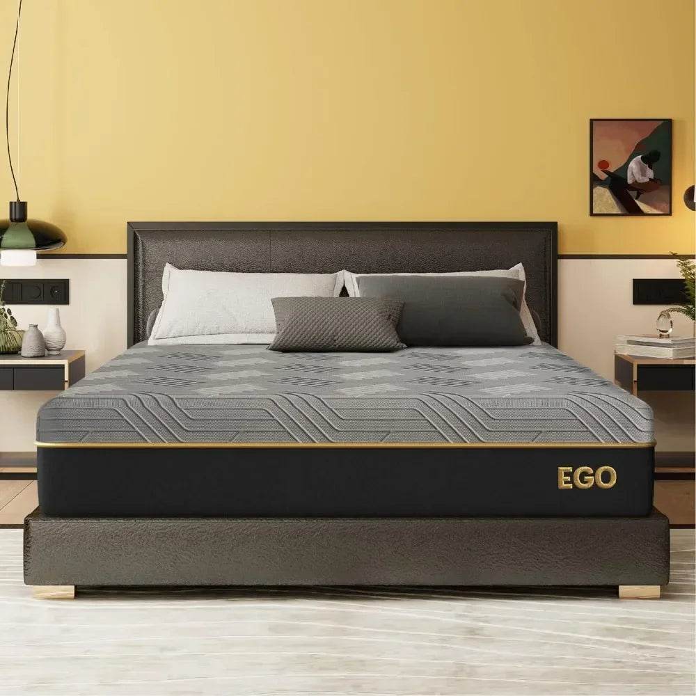 Medium Copper Gel Memory Foam Cooling Mattress 12-Inch - Sleep Galleria