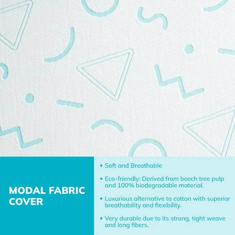 Medium Firm Kids Bunk Bed Memory Foam Mattress 5 Inch - Sleep Galleria