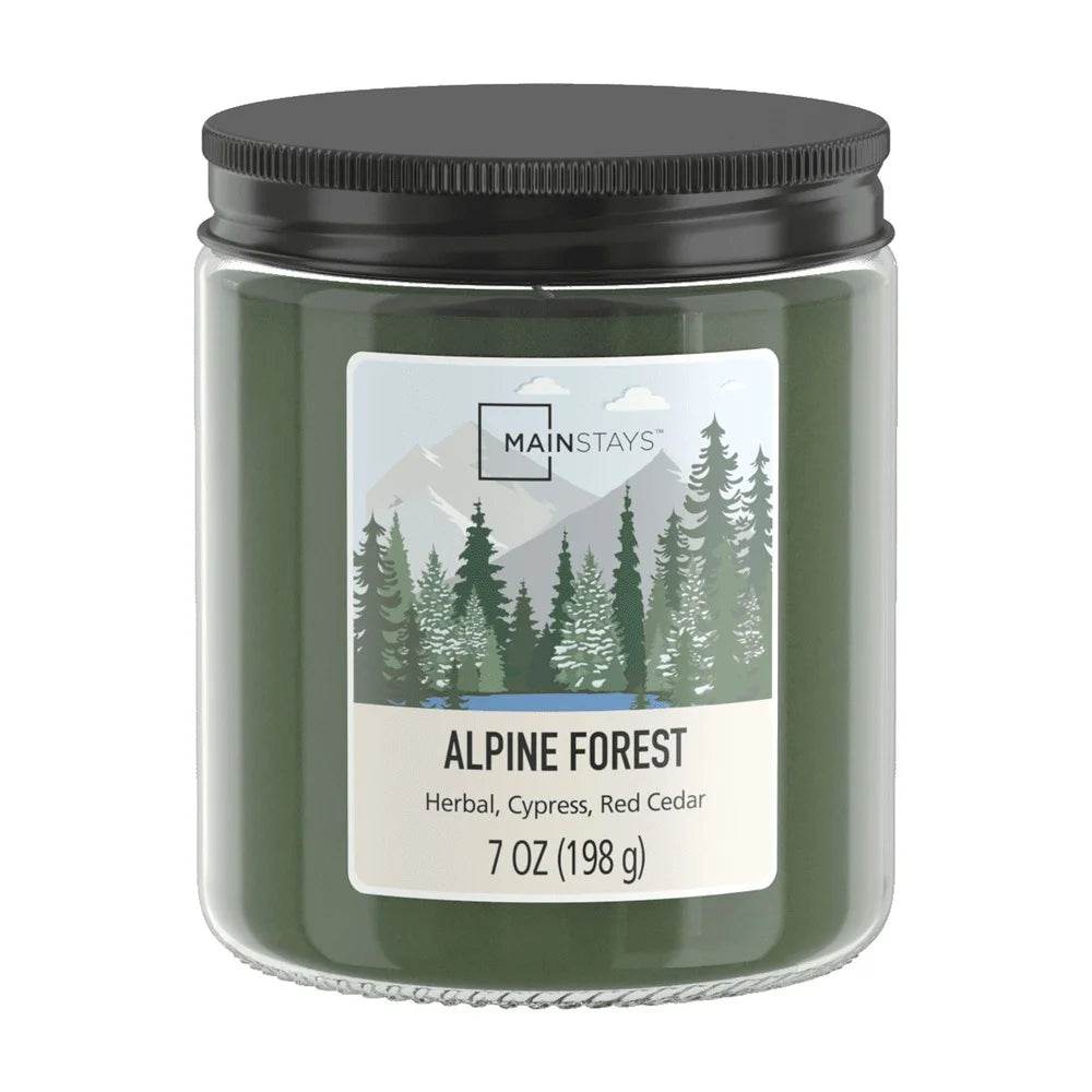 Pack Of 2 Alpine Forest Scented Jar Candles - Sleep Galleria