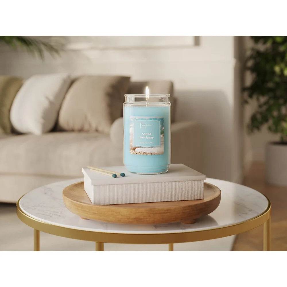 Salted Sea Spray Scented 20oz Decorative Candle - Sleep Galleria