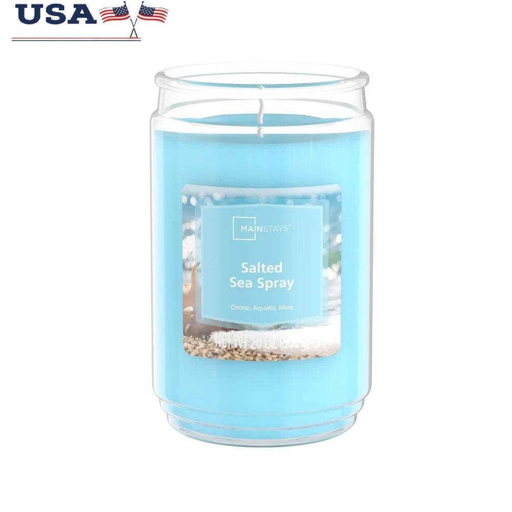 Salted Sea Spray Scented 20oz Decorative Candle - Sleep Galleria