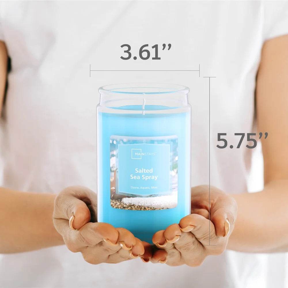 Salted Sea Spray Scented 20oz Decorative Candle - Sleep Galleria