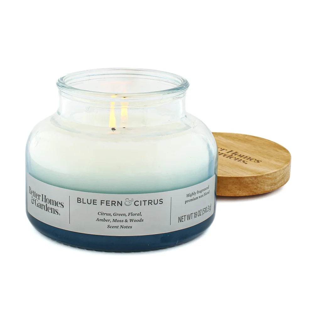 Scented 2-Wick 18oz Ombre Soy Wax Candle - Omega Lifestyles