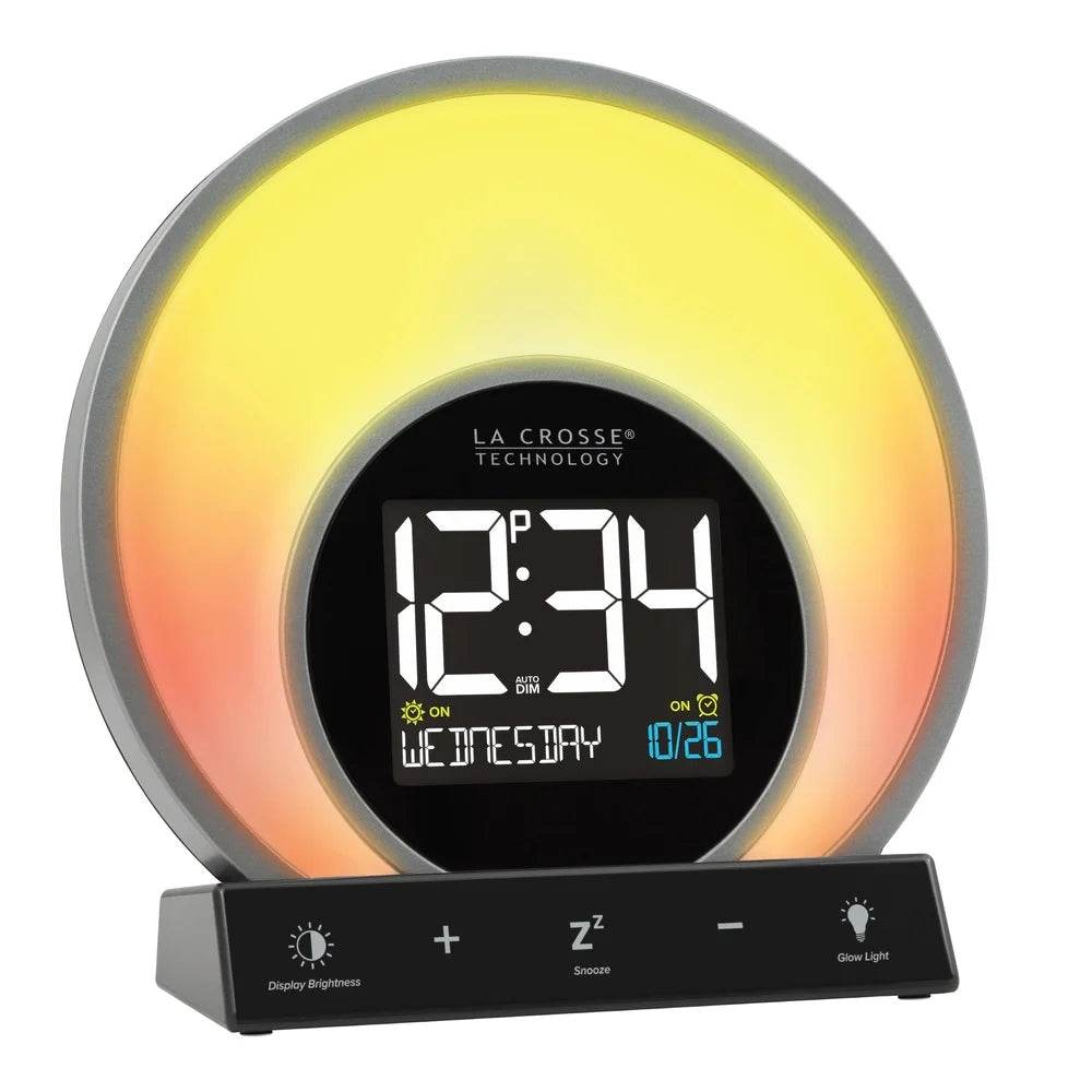 Sunrise Simulation Alarm Clock with USB & Mood Light - Sleep Galleria