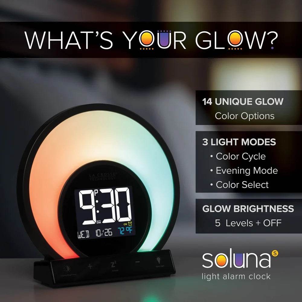 Sunrise Simulation Alarm Clock with USB & Mood Light - Sleep Galleria