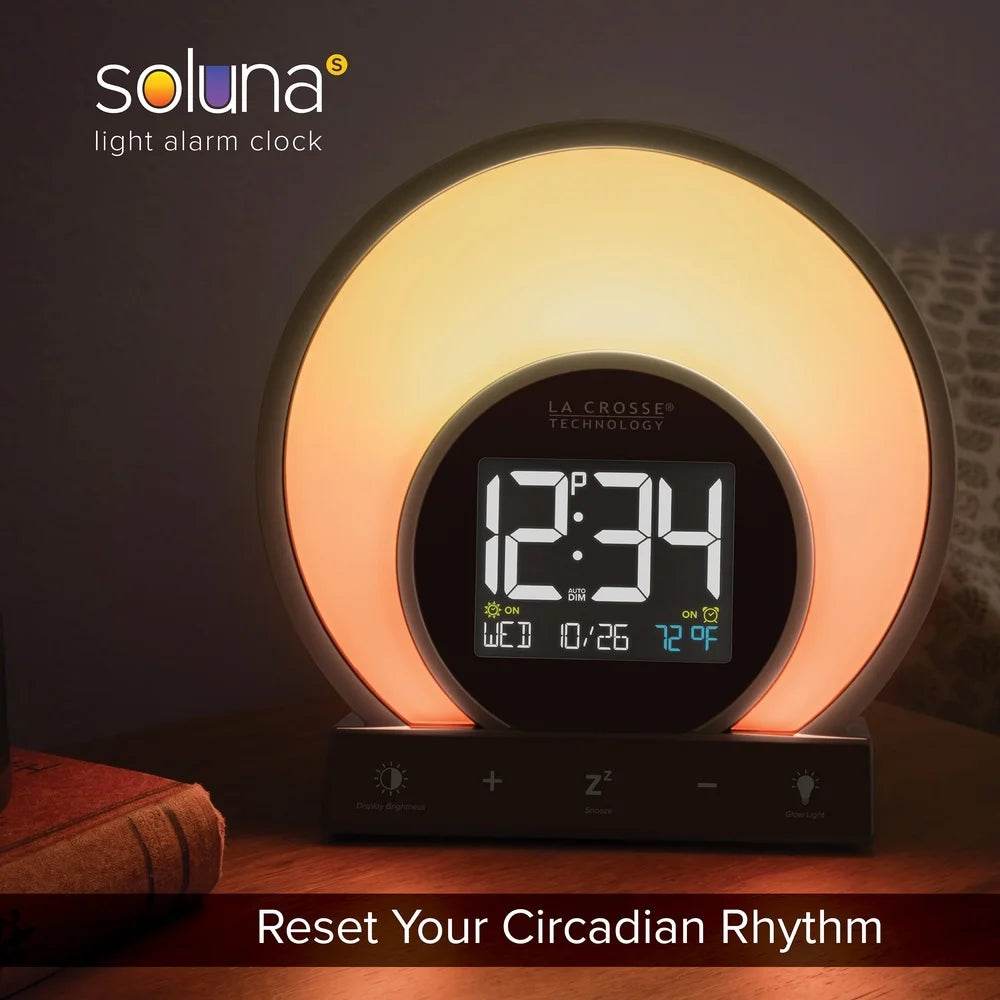 Sunrise Simulation Alarm Clock with USB & Mood Light - Sleep Galleria