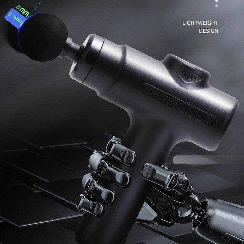 Electric Deep Tissue Massage Gun With 8 Heads - Sleep Galleria