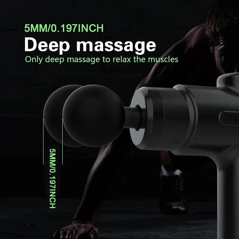 Electric Deep Tissue Massage Gun With 8 Heads - Sleep Galleria