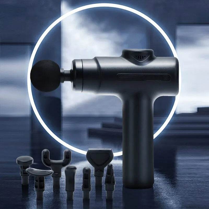 Electric Deep Tissue Massage Gun With 8 Heads - Sleep Galleria