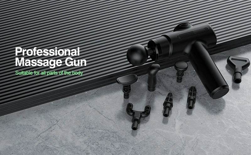 Electric Deep Tissue Massage Gun With 8 Heads - Sleep Galleria