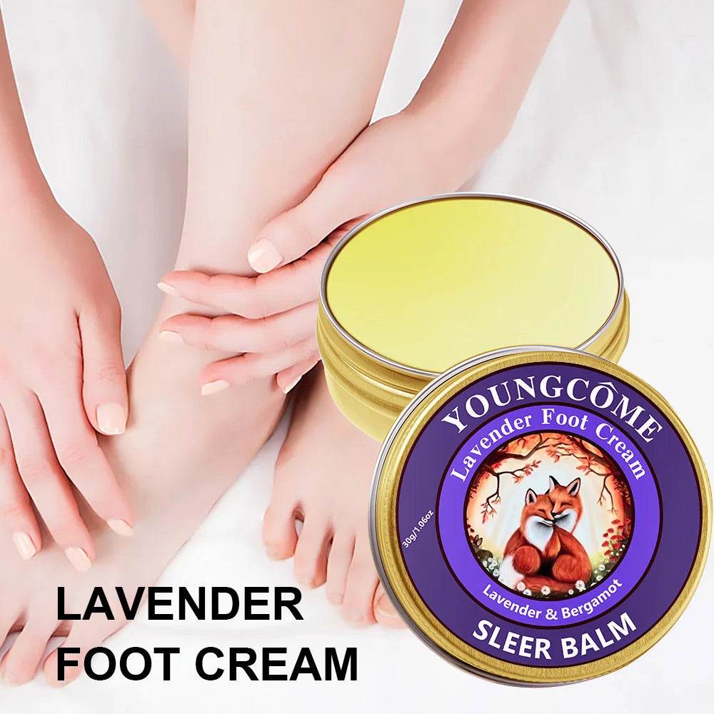 Lavender Moisturizing Foot Cream For Dry Skin - Sleep Galleria