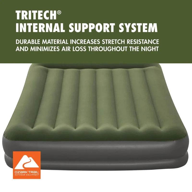 14-Inch Inflatable Air Mattress with Built-In Pump - Sleep Galleria