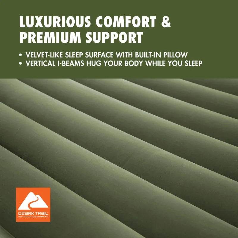 14-Inch Inflatable Air Mattress with Built-In Pump - Sleep Galleria