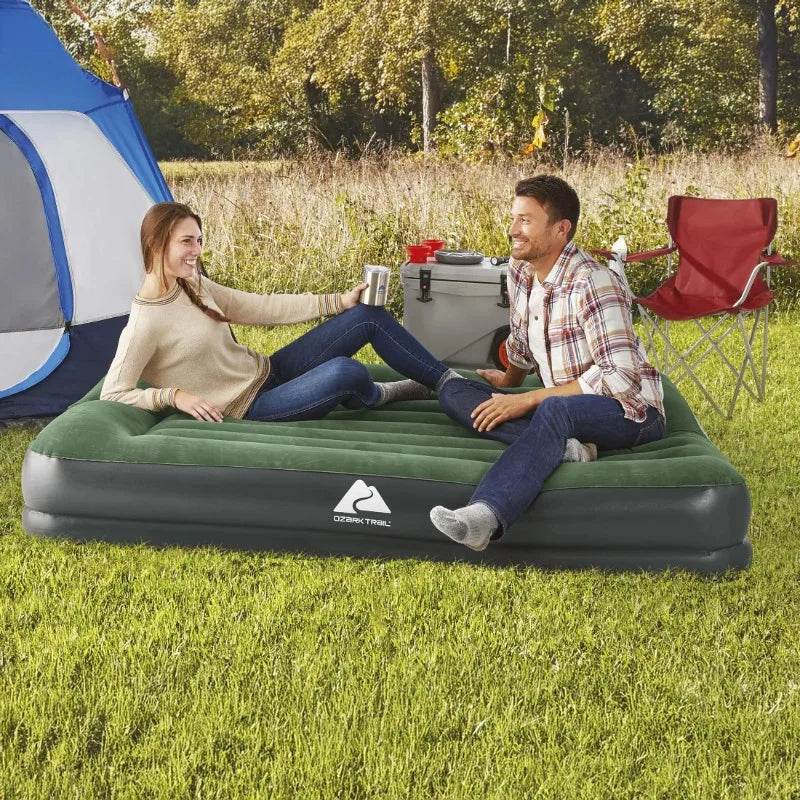 14-Inch Inflatable Air Mattress with Built-In Pump - Sleep Galleria