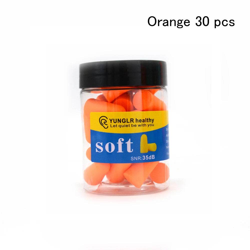 Pack Of 30 Soft Foam Noise Reduction Earplugs - Sleep Galleria