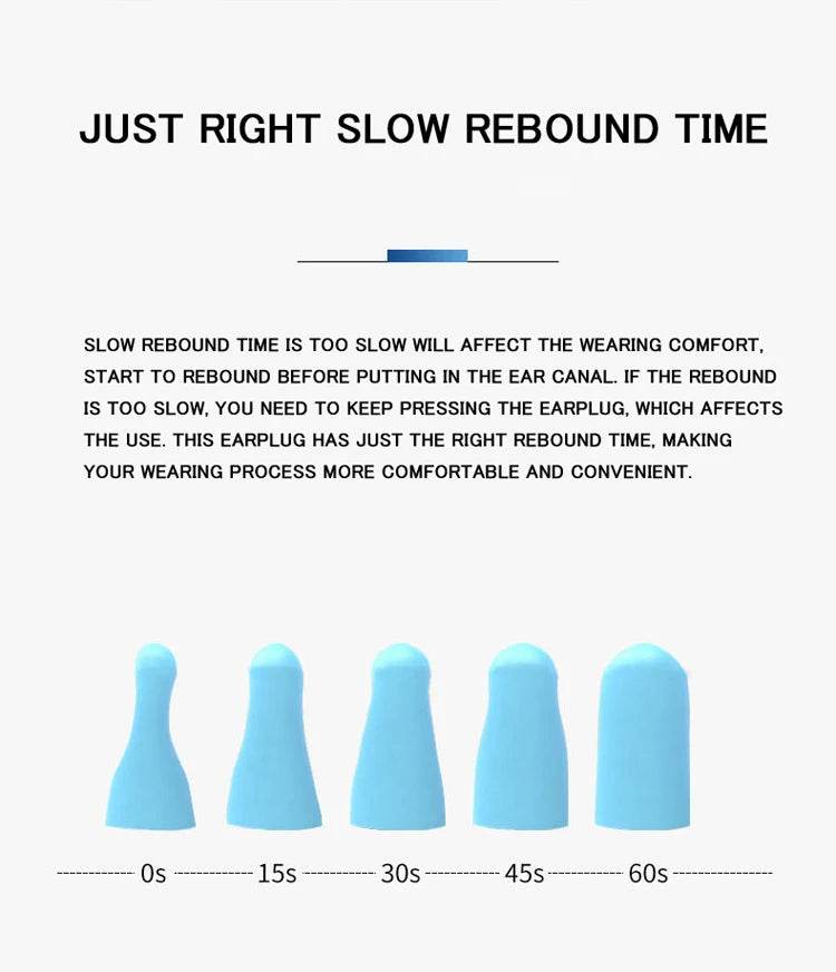 Pack Of 30 Soft Foam Noise Reduction Earplugs - Sleep Galleria