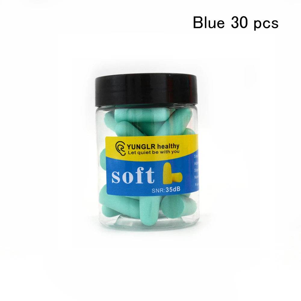 Pack Of 30 Soft Foam Noise Reduction Earplugs - Sleep Galleria
