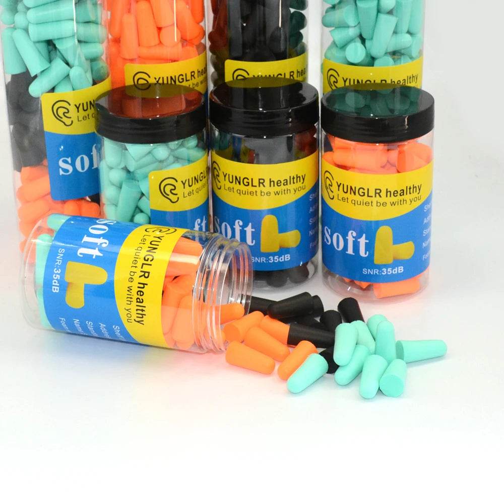 Pack Of 30 Soft Foam Noise Reduction Earplugs - Sleep Galleria