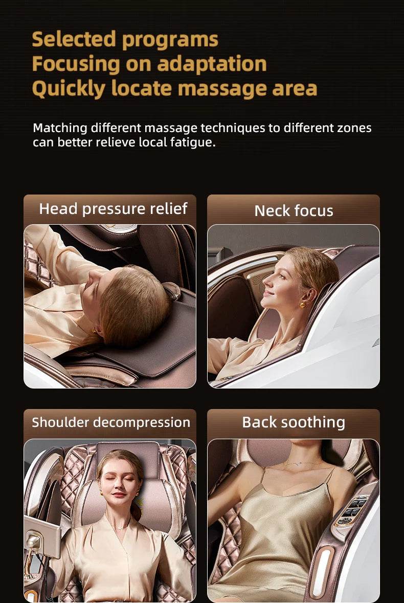 Yutori BreezeLuxe 4D Full Body Massage Chair - Omega Lifestyles