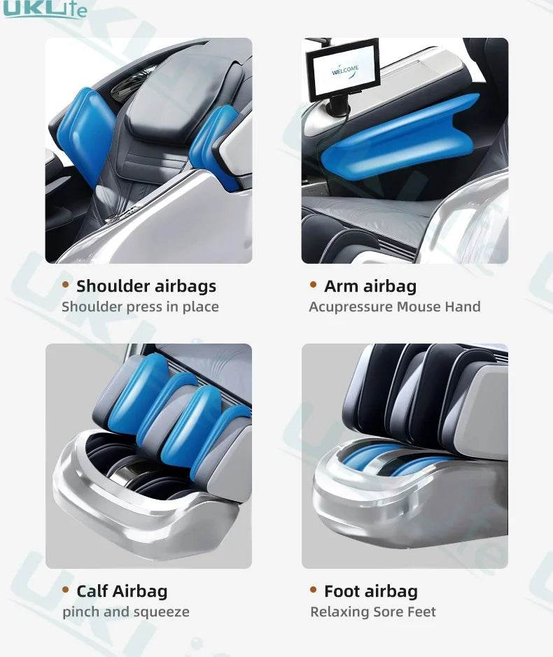 Yutori MistGlow Heat 4D SL-Track AI Voice Massage Chair - Omega Lifestyles