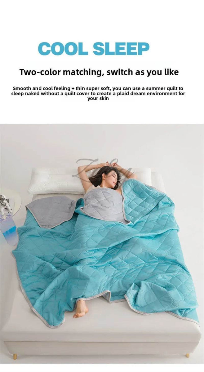 Breathable Lightweight Cooling Polyester Summer Blanket - Sleep Galleria
