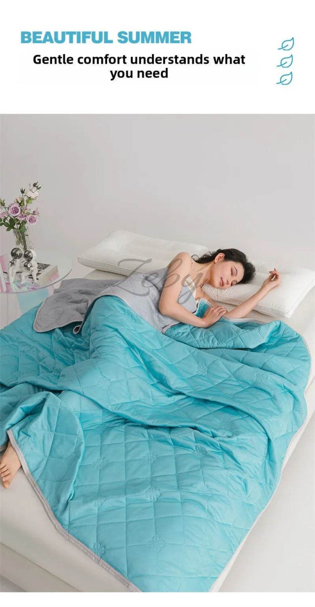 Breathable Lightweight Cooling Polyester Summer Blanket - Sleep Galleria