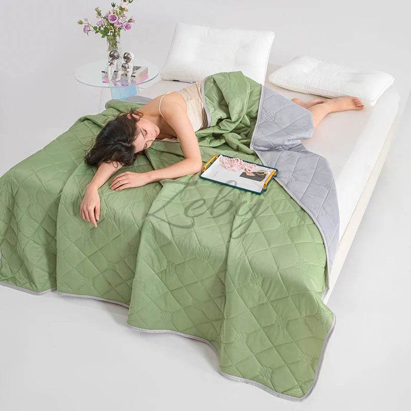 Breathable Lightweight Cooling Polyester Summer Blanket - Sleep Galleria