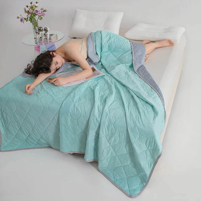 Breathable Lightweight Cooling Polyester Summer Blanket - Sleep Galleria
