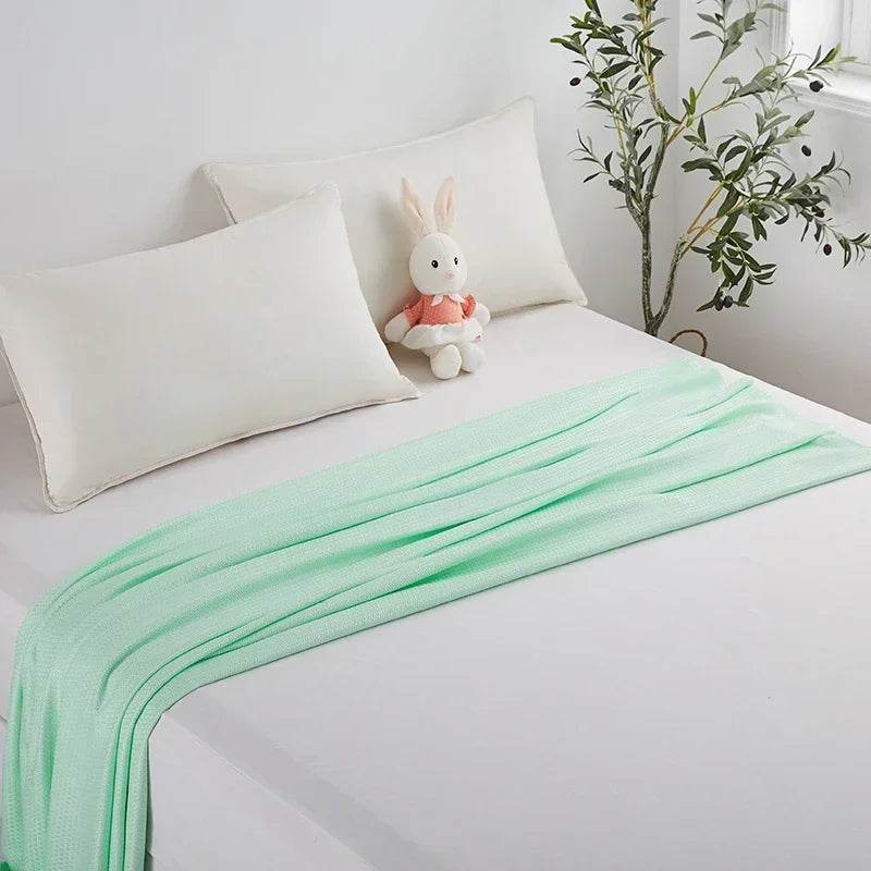 Cooling Lightweight Bamboo Fiber Summer Blanket - Sleep Galleria
