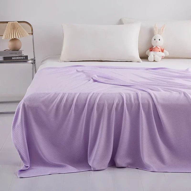 Cooling Lightweight Bamboo Fiber Summer Blanket - Sleep Galleria
