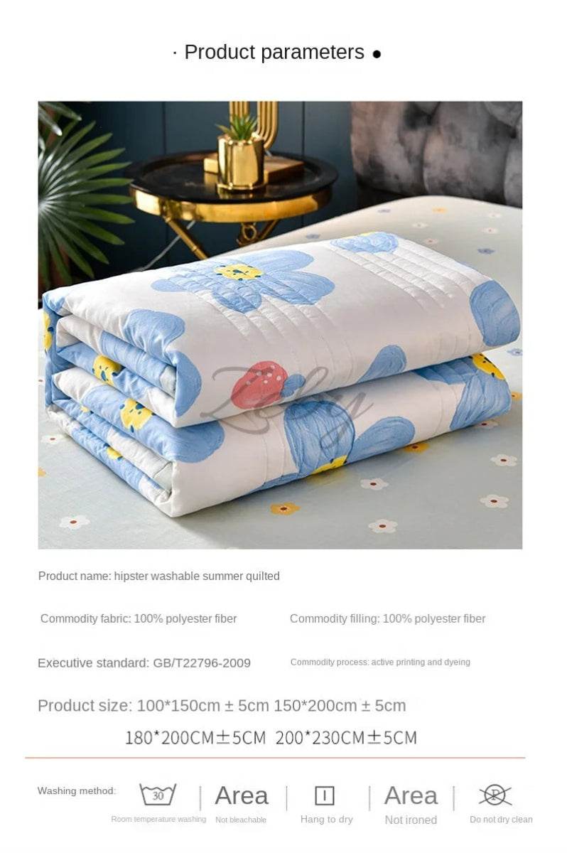 Soft Quilted 3-Piece Polyester Summer Quilt Set - Sleep Galleria