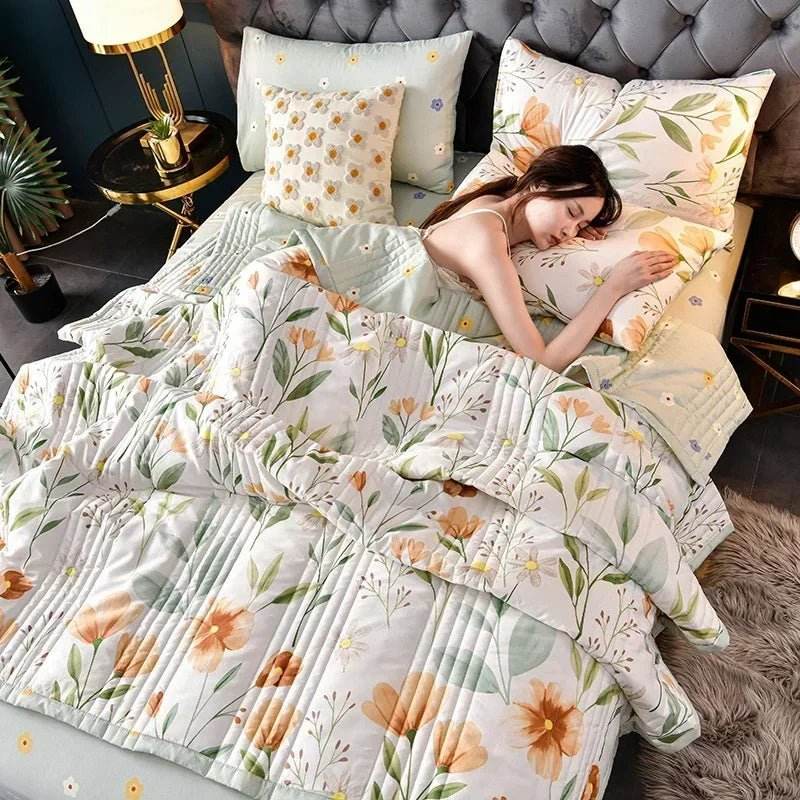 Soft Quilted 3-Piece Polyester Summer Quilt Set - Sleep Galleria