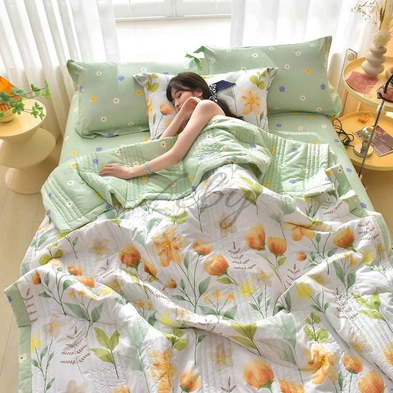 Soft Quilted 3-Piece Polyester Summer Quilt Set - Sleep Galleria