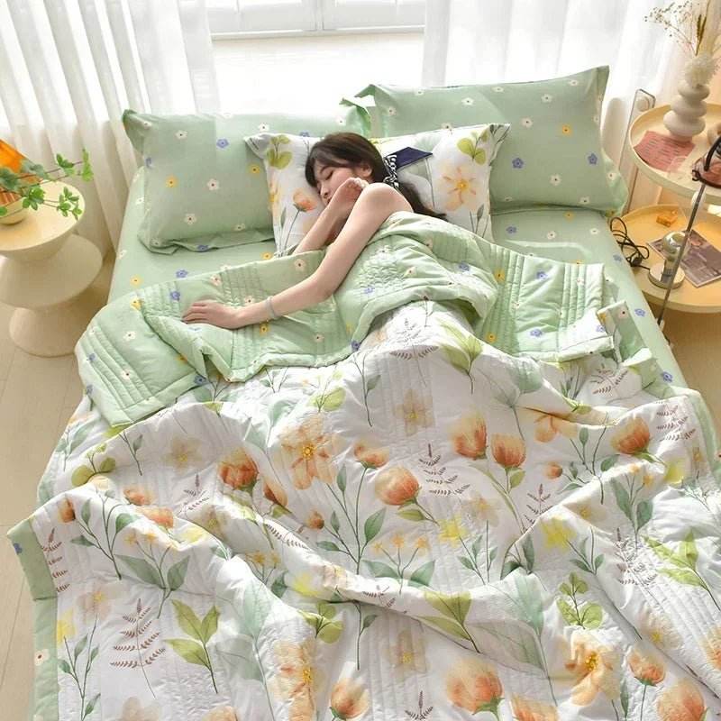 Soft Quilted 3-Piece Polyester Summer Quilt Set - Sleep Galleria
