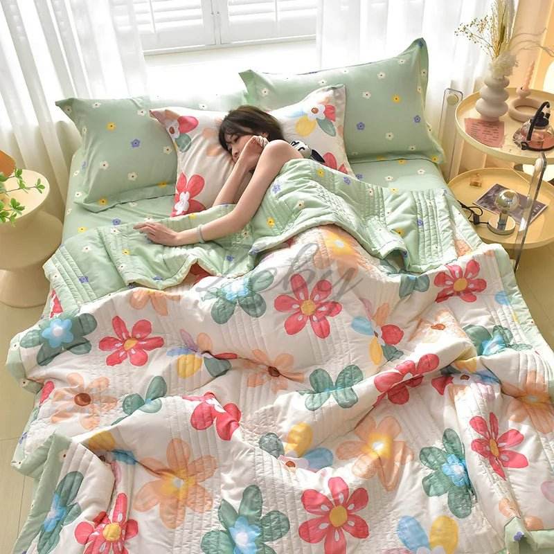 Soft Quilted 3-Piece Polyester Summer Quilt Set - Sleep Galleria