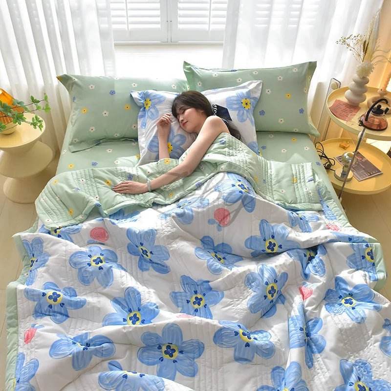 Soft Quilted 3-Piece Polyester Summer Quilt Set - Sleep Galleria