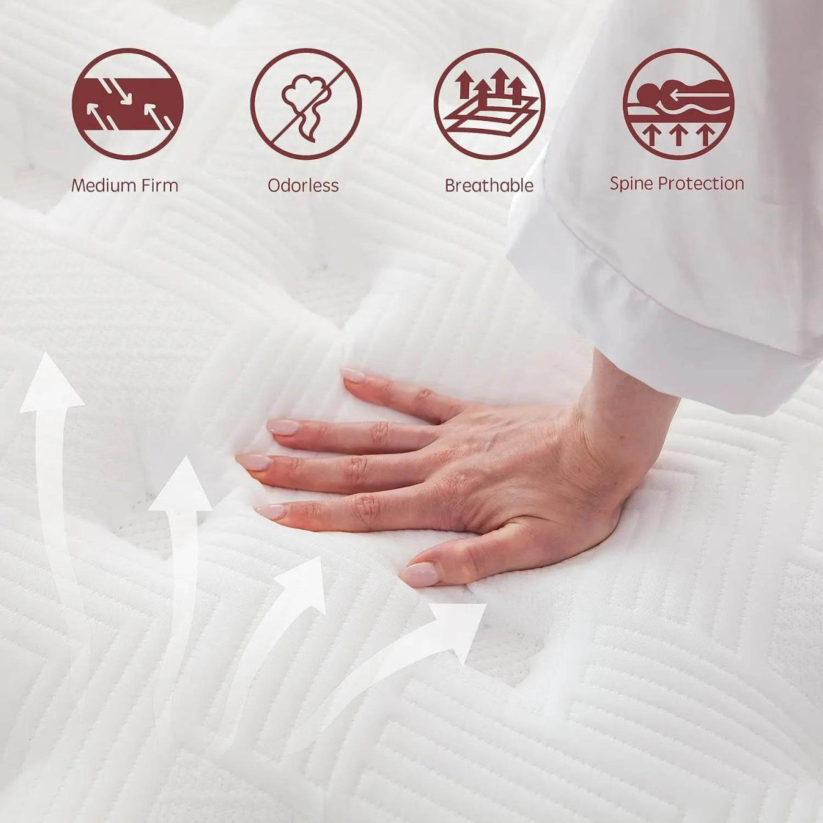 11-Inch Cooling Hybrid Memory Foam Mattress - Sleep Galleria